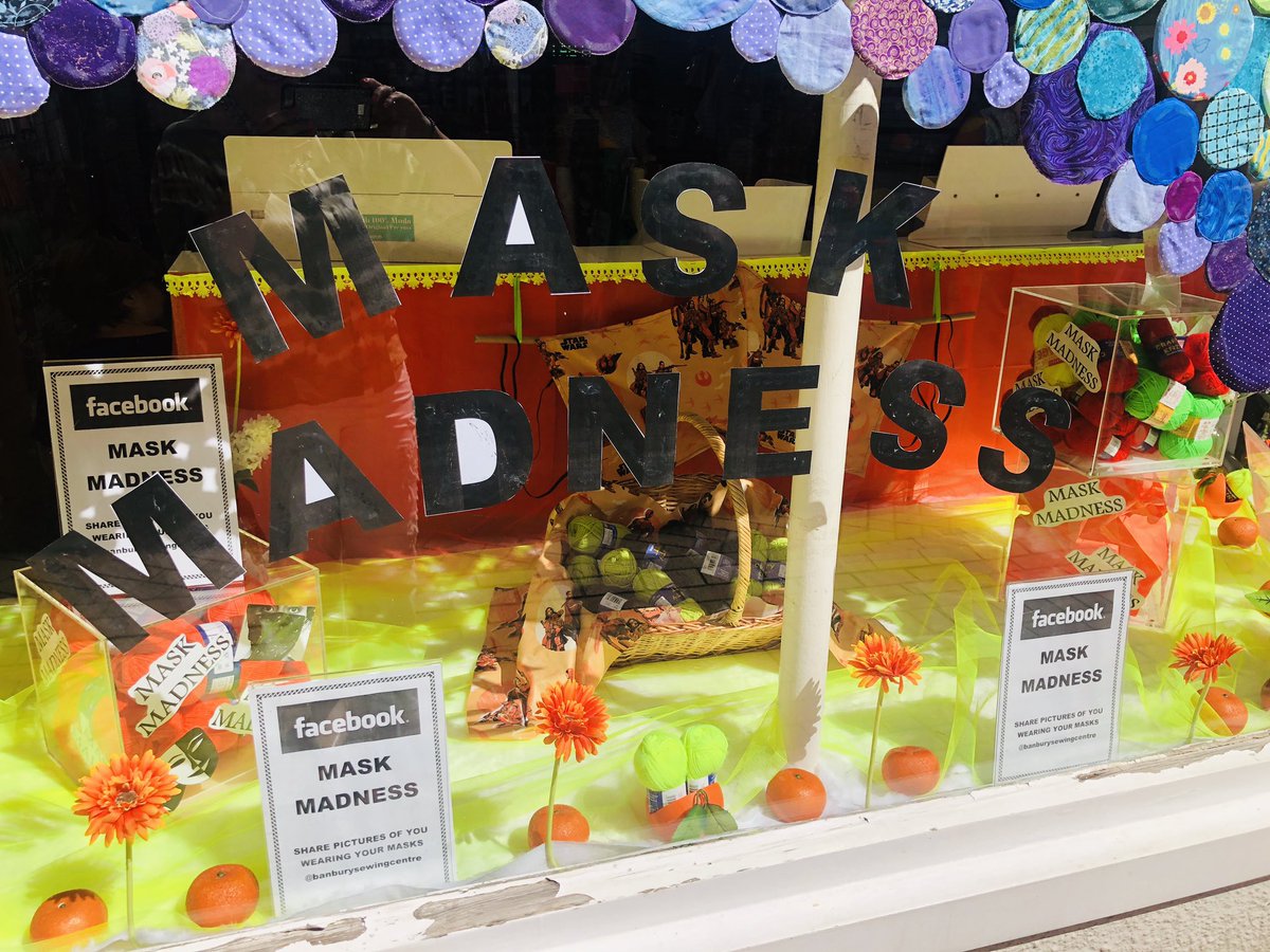 #MaskMadness #BanburySewingCentre come@and see us today