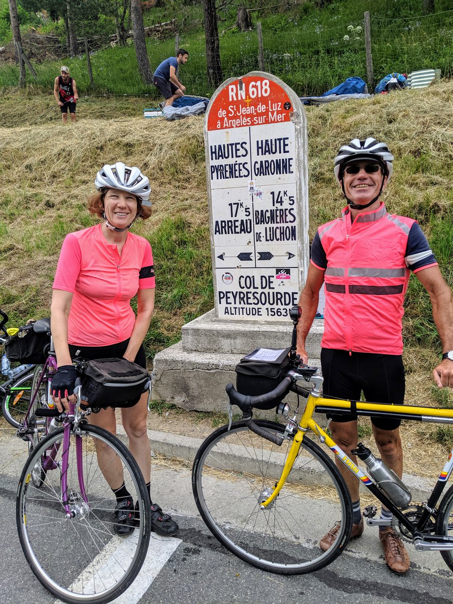 StacyKTweets's tweet photo. #Thistimelastyear Day 14 of 35 on 100 Cols Tocht - The World's Toughest Bike Tour w @SuperFly508! 65 miles & 12,300' of climbing - Cols de Tourmalet & d'Azet & Peyresourde in Pyrenées unsupported! #cycling #100Cols #CentCols https://t.co/n8L0JR2LWx https://t.co/NrWRT2Oi5Y https://t.co/qS8qm64csD