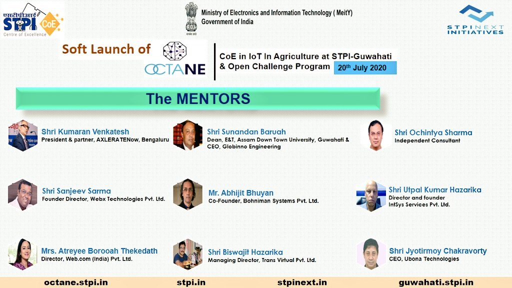 stpiguwahati's tweet photo. #OCTANE an internetworked  #CoEs of @stpiindia in NE to be soft launched on 20th July 2020 will bring in world-class mentoring to #startups by involving stalwarts from business, industry, academia. 
Join the launch program: https://t.co/mWzyodaEyG #STPIINDIA #STPIMentorPool https://t.co/SrSHCnSErR