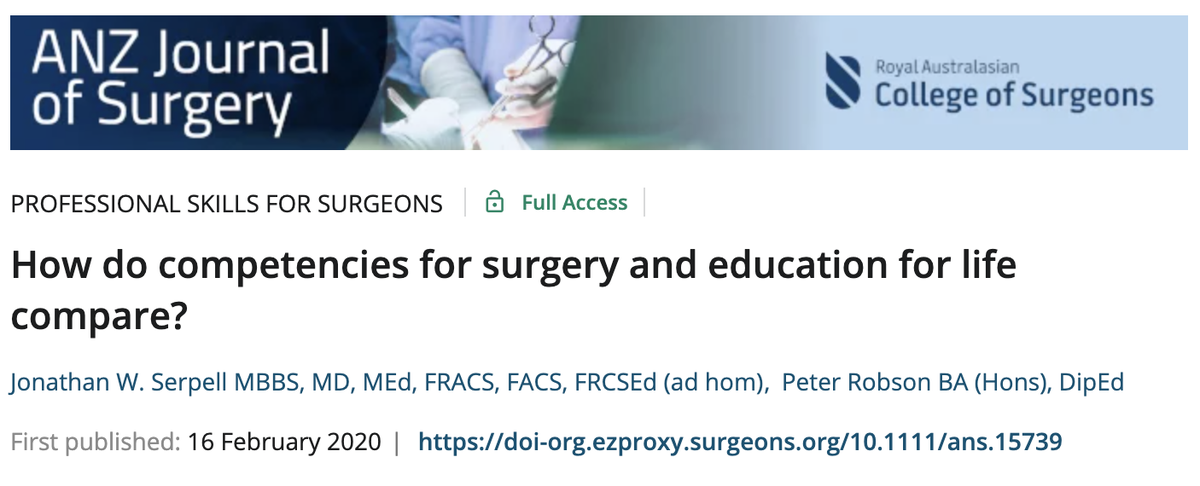 Dr Jonathan Serpell AM FRACS tweet media