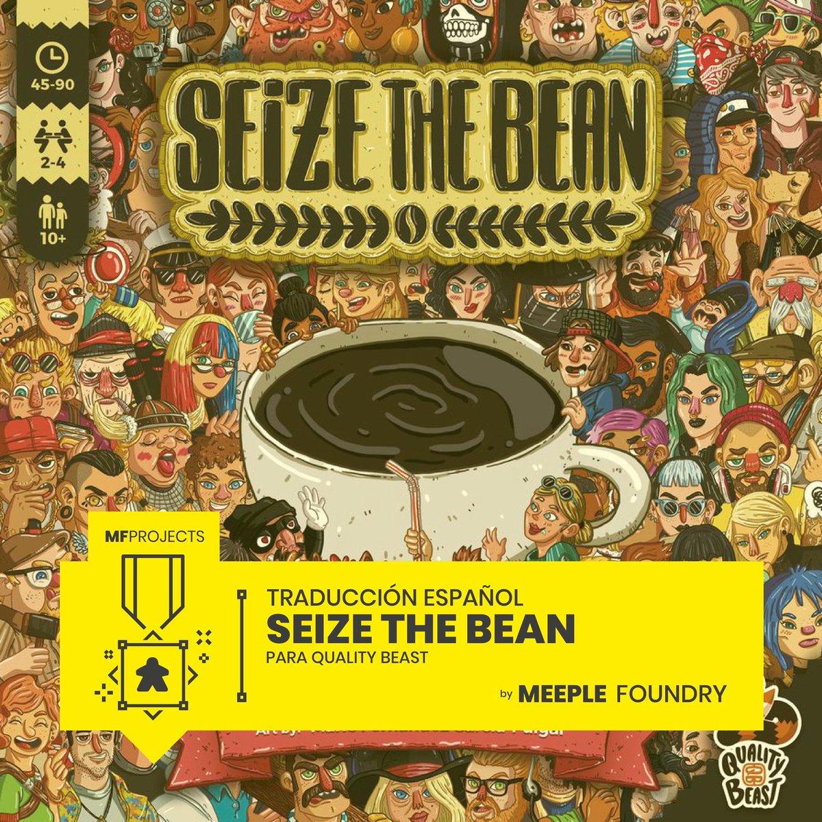 MeepleFoundry's tweet photo. Tras el reciente anuncio de #masterofrespect para @melmacgames, sumamos nuevos proyectos en los que andamos trabajando: #seizethebean para @_QualityBeast y Glory, un muy modesto #juegodemesa de aventuras en inglés que pronto repetirá #kickstarter con una expansión https://t.co/zjYYyIZQV5