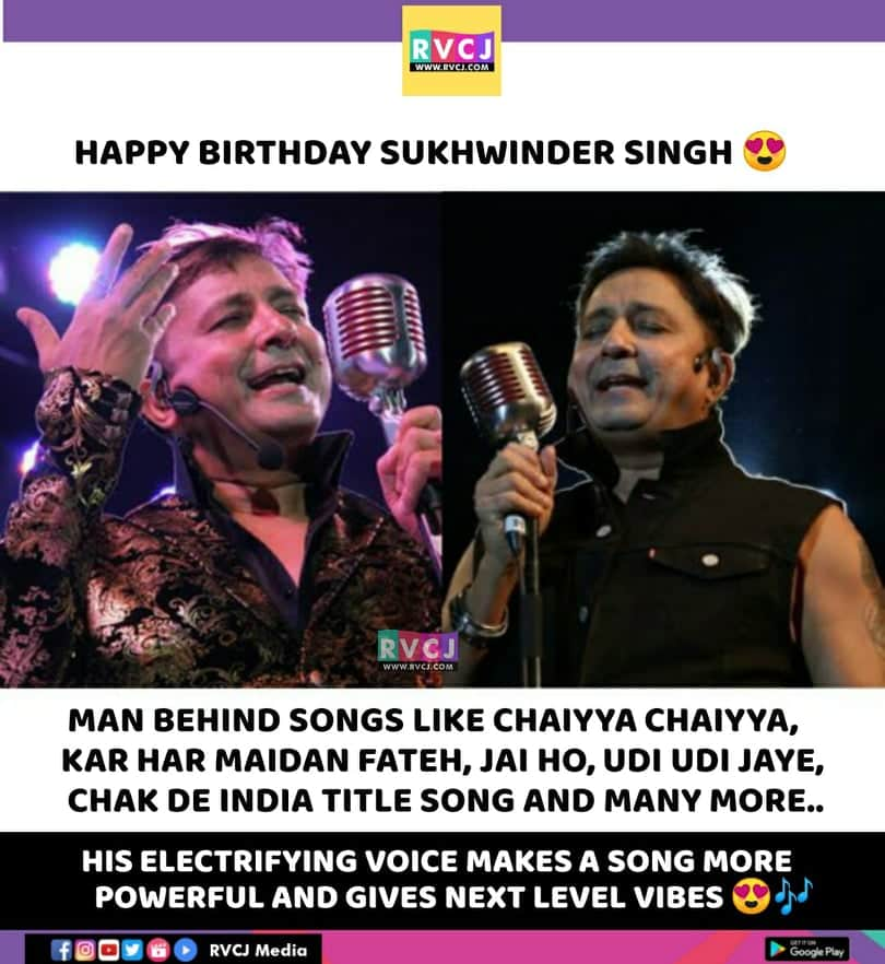 Happy Birthday Sukhwinder Singh!         