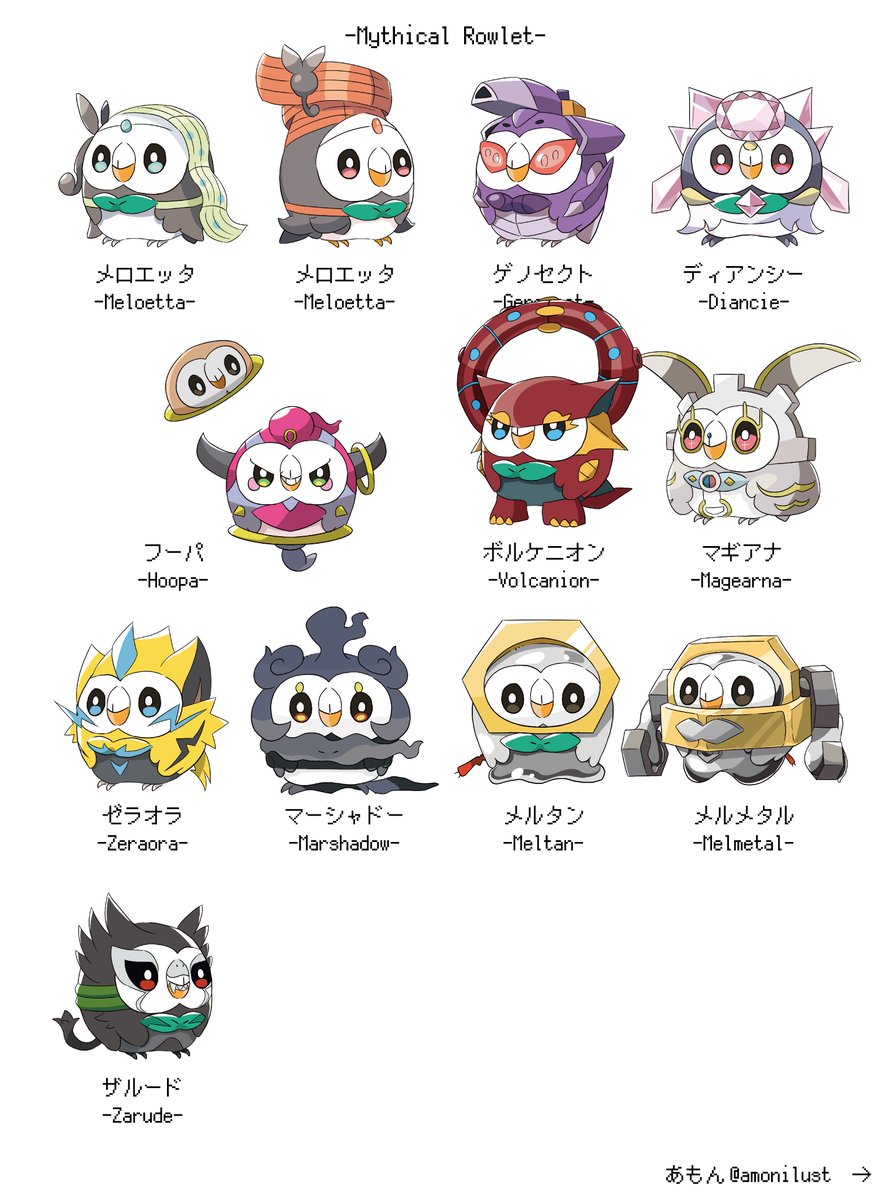 あもん 在 Twitter 上 歴代の幻のポケモン全30種 フォルム別含む 描きました 大嘘 T Co Myzpc4wzpf Twitter