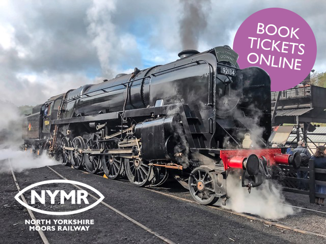 nymr's tweet photo. 𝗢𝗻𝗹𝘆 2 𝘄𝗲𝗲𝗸𝘀 𝘂𝗻𝘁𝗶𝗹 𝘄𝗲 #𝘄𝗲𝗹𝗰𝗼𝗺𝗲𝘆𝗼𝘂𝗯𝗮𝗰𝗸. 𝗝𝗼𝗶𝗻 𝗼𝘂𝗿 𝗳𝗶𝗴𝗵𝘁!
It’s going to take the whole community to help the @nymr #SteamOn into the future. 

Help us by booking tickets on our services running 1-14 Aug 👉https://t.co/j9iwaCDfX1

#nymr https://t.co/yUJWV4dNRz
