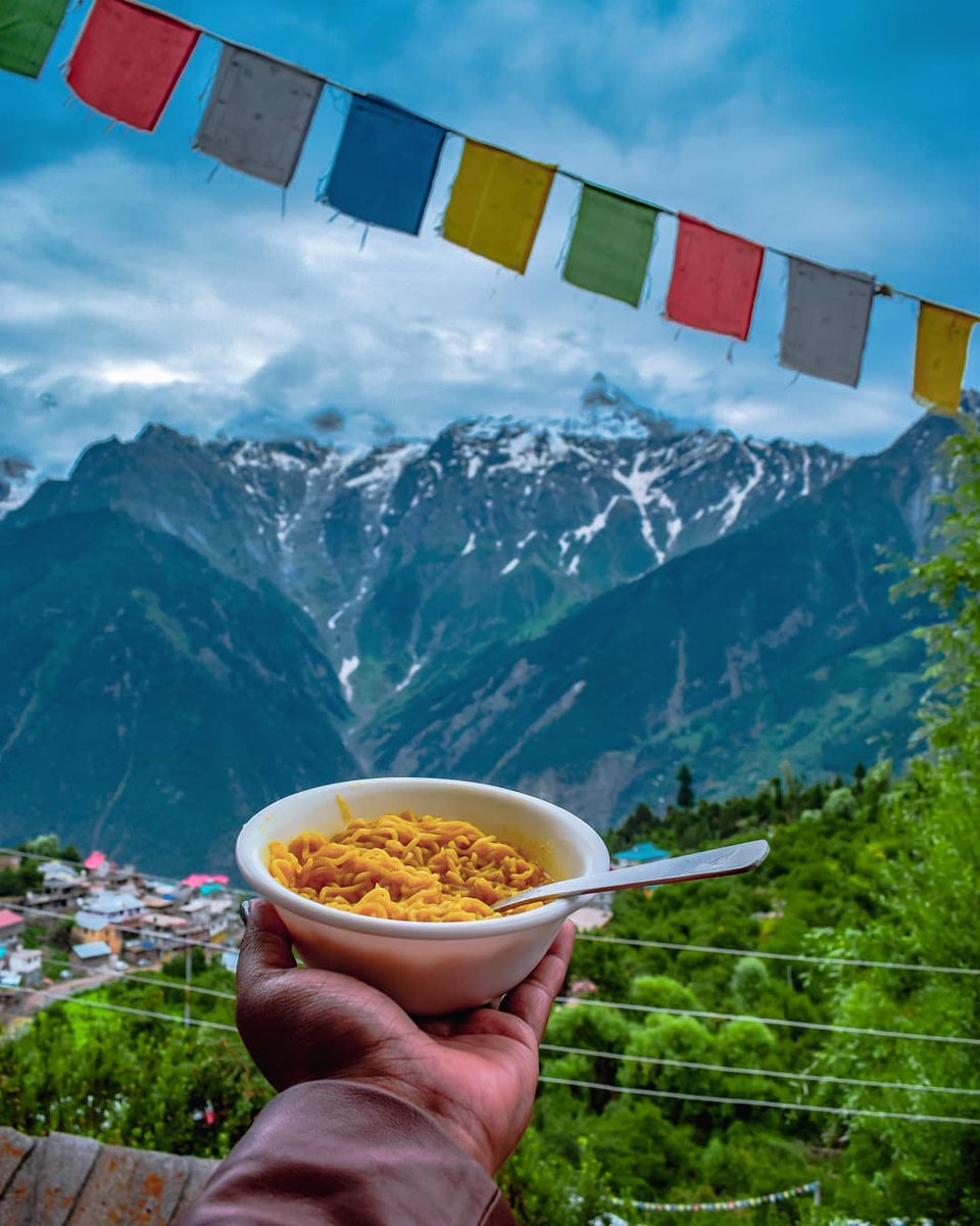 trawellbeings's tweet photo. Maggie &amp; Mountains, A perfect combination. What's your option.
Share your Maggie experience in the comments.
Follow @trawellbeings 

#Maggi #SaturdayThoughts #SaturdayMotivation #SaturdayMorning #SaturdayVibes #travelblogger #mountains https://t.co/VfzLJ6TSm8