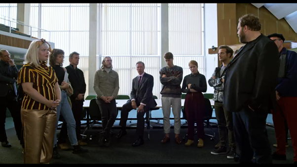 We see him again on the committee after all the Eurovision entrants are murdered in a freak explosion and Will Farrell’s act is the only remaining option.11/