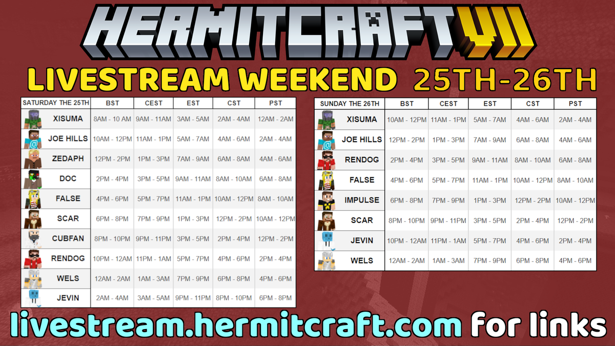 Hermitcraft tweet media