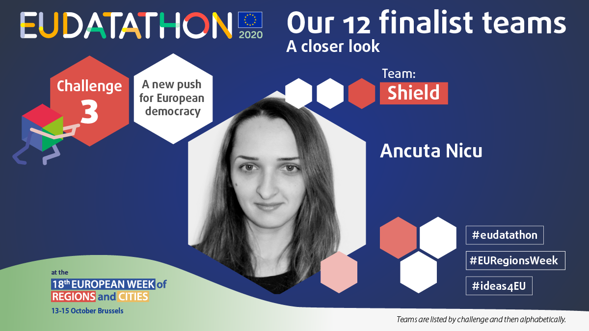 data.europa.eu (@eu_opendata) on Twitter photo Discover 'Fake News Shield', 1 of 12 apps pre-selected this year for #EUdatathon. It aims to help us stay away from #disinformation.
Meet <a href="/valyteodorov/">Teodorov Alexandru Valentin</a>, <a href="/in_lumea_mea/">Laur Neagu</a>, <a href="/alexcrisdinu/">Alexandra Dinu</a> and <a href="/ancuta19/">ancuta</a> who make up our 2nd all-🇷🇴 team.
👓op.europa.eu/en/web/eudatat… Discover 'Fake News Shield', 1 of 12 apps pre-selected this year for #EUdatathon. It aims to help us stay away from #disinformation.
Meet <a href="/valyteodorov/">Teodorov Alexandru Valentin</a>, <a href="/in_lumea_mea/">Laur Neagu</a>, <a href="/alexcrisdinu/">Alexandra Dinu</a> and <a href="/ancuta19/">ancuta</a> who make up our 2nd all-🇷🇴 team.
👓op.europa.eu/en/web/eudatat…