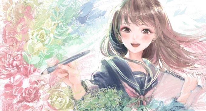 #女の子のイラストだけで興味を持ってくれる方へ届け
届きますよーに!! 