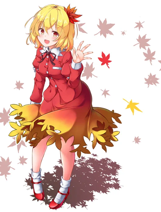 なかなか梅雨が明けないので静葉さん連れてきました? 
