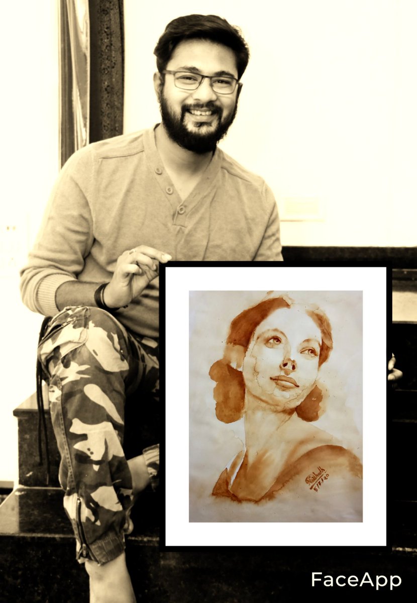 GoldenArts7's tweet photo. Coffee Portrait Painting
#goldenarts #coffee #CoffeeLover #coffeepainting #coffeeart #portrait #portraitpainting #portraitoftheday #portraitart #sketches #painting #art #ArtistOnTwitter #Artist #artofinstagram #ArtLovers #artlover #artlife #draw #Creative #illustration #gift https://t.co/atqt7kxW2p