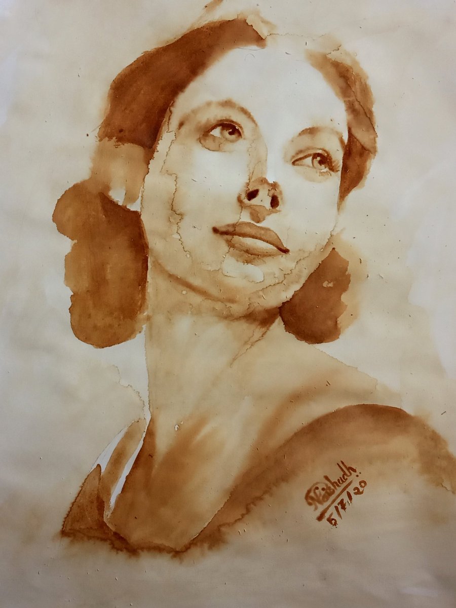 GoldenArts7's tweet photo. Coffee Portrait Painting
#goldenarts #coffee #CoffeeLover #coffeepainting #coffeeart #portrait #portraitpainting #portraitoftheday #portraitart #sketches #painting #art #ArtistOnTwitter #Artist #artofinstagram #ArtLovers #artlover #artlife #draw #Creative #illustration #gift https://t.co/atqt7kxW2p