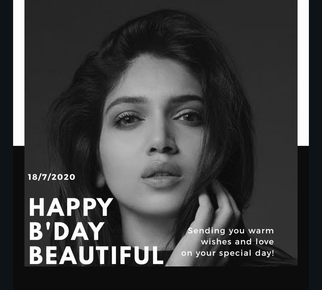 Bollywood20002's tweet photo. Happy birthday 💞 @bhumipednekar https://t.co/XEFDq8Zjfi