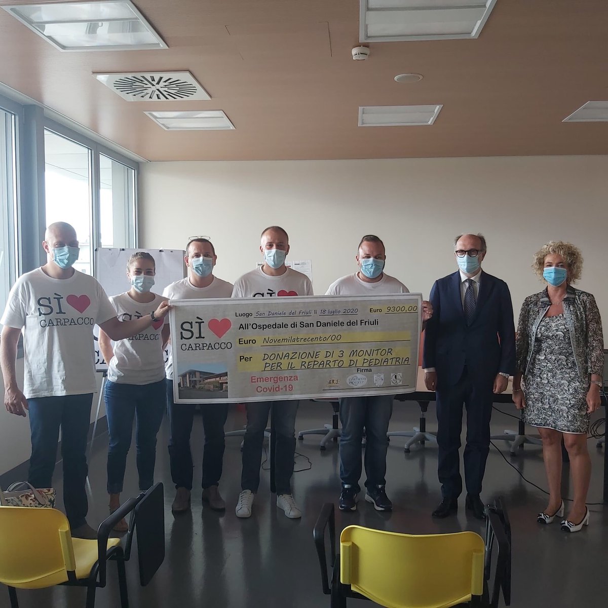Riccardi_FVG's tweet photo. Grazie a Si❤️#Carpacco che dona 9300 euro alla #pediatria dell’ospedale di San Daniele del Friuli per tre nuovi monitor ⁦@filippobisaro⁩ #salutefvg https://t.co/hHH1LICF3b