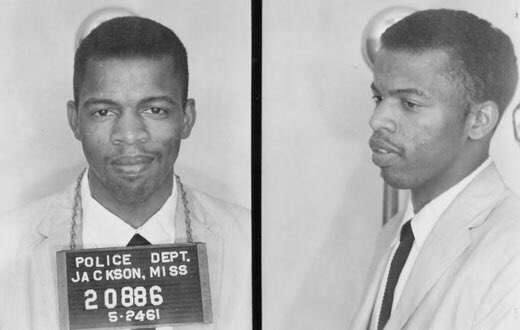 1961 saw him become one of the first Freedom Riders. For the temerity of 6 Blacks & 7 Whites taking buses together they were beaten violently, arrested many times & their lives at risk from mobs & police. The Federal Govt did not protect or guarantee their rights.