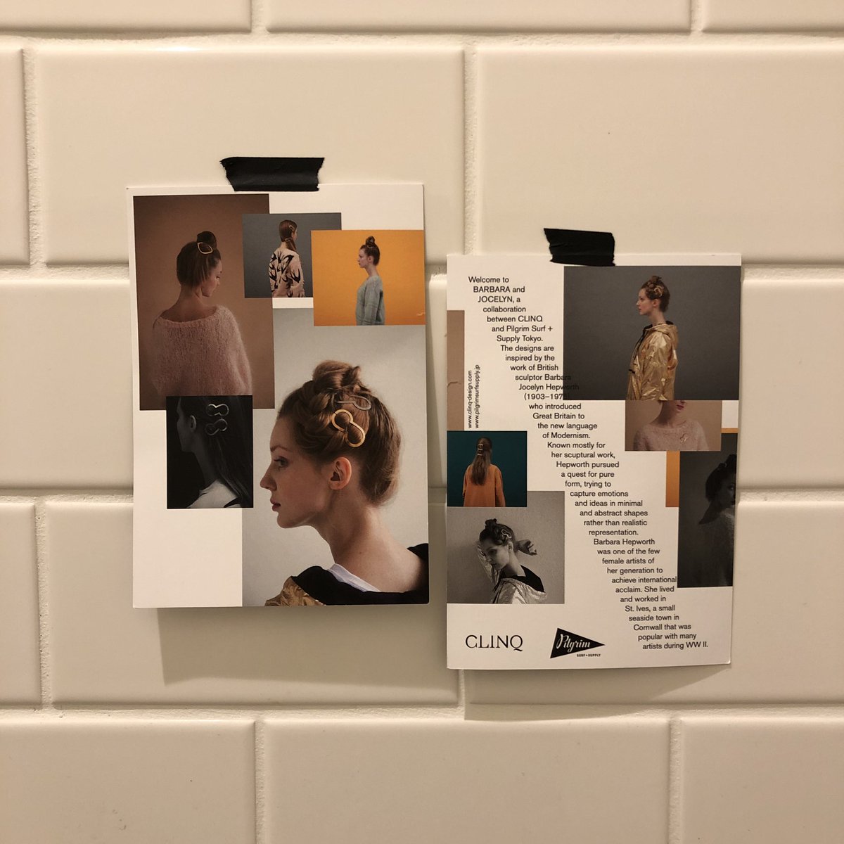 PSS_tokyo's tweet photo. "Women’s New Arrival"
ヘアジュエリーブランド〈CLINQ〉からPilgrim Surf+ Supply 先行発売アイテムが入荷致しました！20AWシーズンにピルグリムがイメージ像とする女性彫刻家、バーバラヘップワースの作品からインスピレーションを受けたスペシャルデザインです。 #clinq #ピルグリムサーフサプライ https://t.co/9IYz2tVUcx