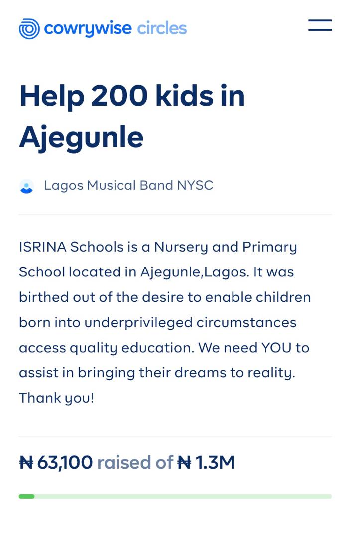 oseya_wins's tweet photo. We are making good progress.
But we still need you to help us reach out goal.
We can do this togetherπ€π€πͺ
Kindly RT.ππ
#RiseInitiative
#allspoonscanbemadesilver
#LMB
#LMBBA https://t.co/UiHQ5XuMfq