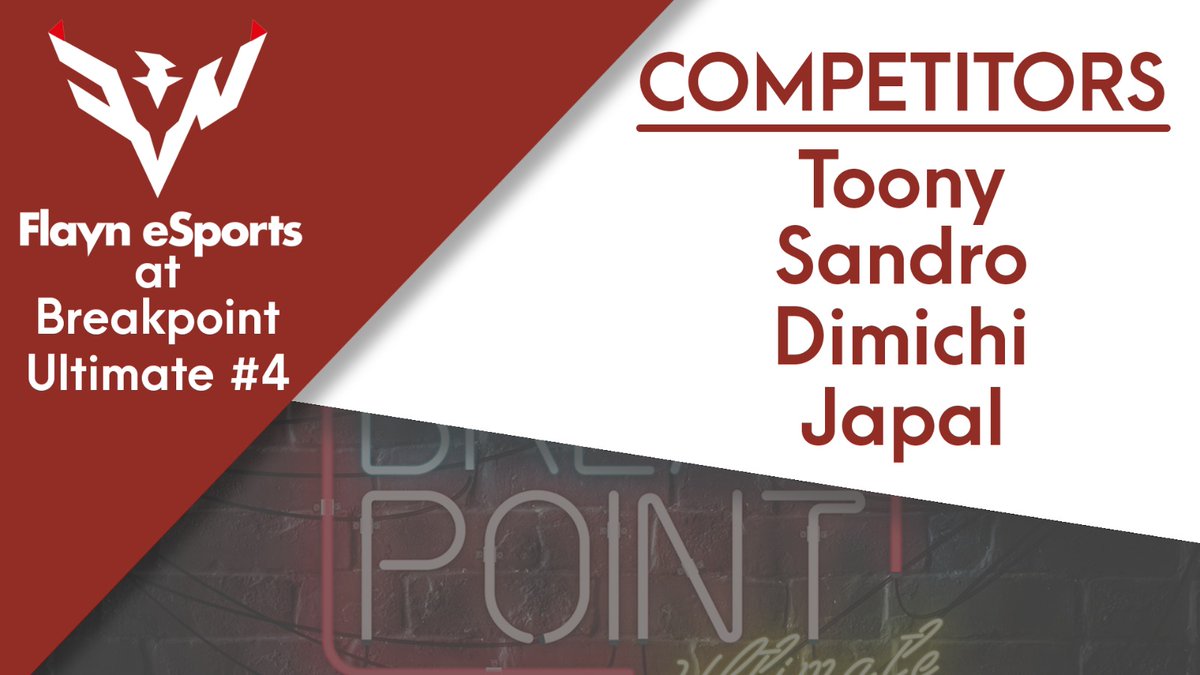 FYNeSports's tweet photo. [#SuperSmashBrosUltimate]

Today our players compete in the #BreakpointUltimate monthly hosted by @VCAVienna !

Start: 11:00 A.M

Players:
@toonySSB
@Sandro_SSB
@dimichi1
@japalRoA

Here you can support them: https://t.co/pKR6oKyNJn

#FYN #FYNWIN #FYNONTOP https://t.co/bwDWWmNeve
