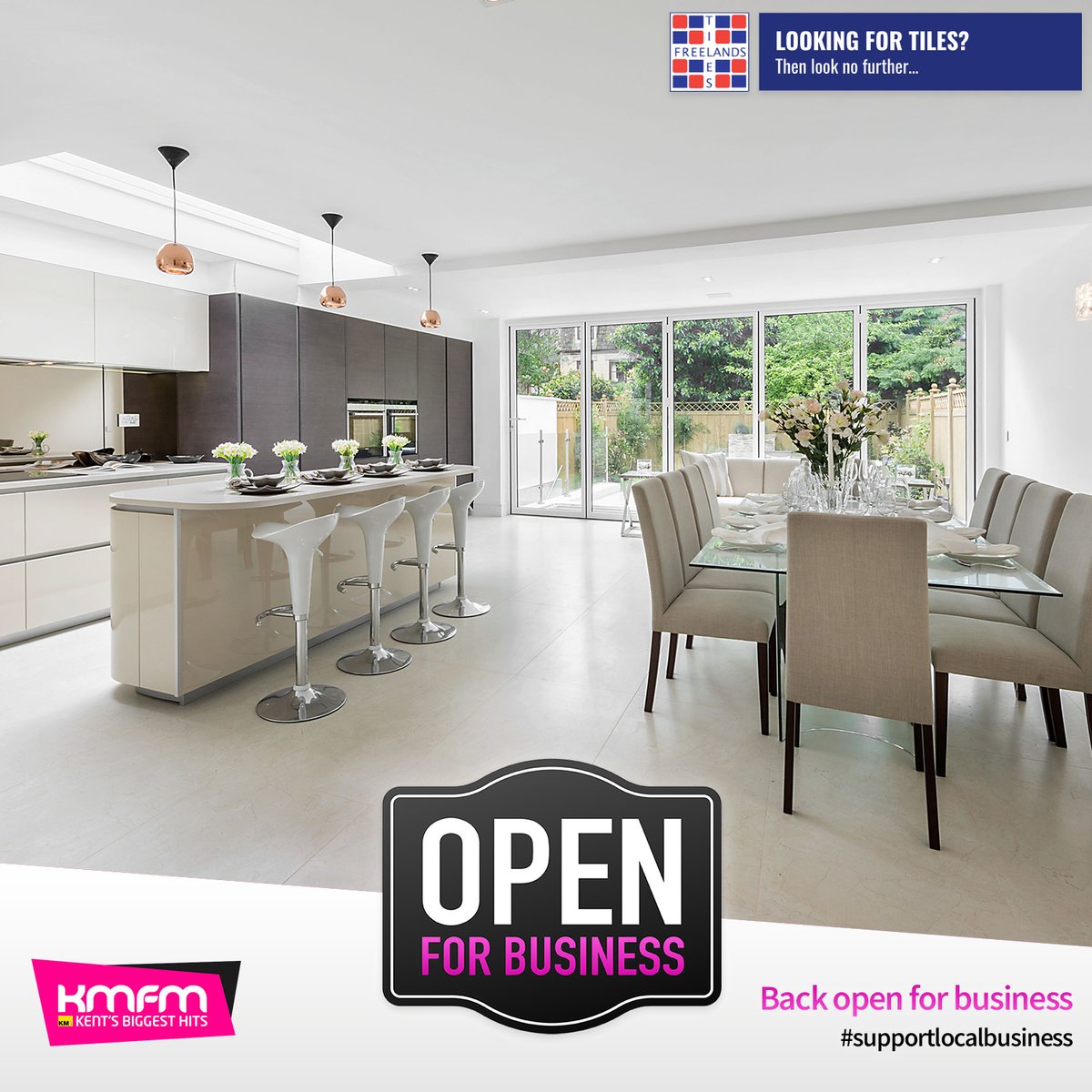 kmfmofficial's tweet photo. 🚨 BACK OPEN FOR BUSINESS.

🛁 @FreelandsTiles have styles to suit all tastes and budgets with vibrant colours, a wide range of sizes and free samples to take back home.

📱 More: https://t.co/qGiKG2Rqmp.

#supportlocalbusiness #ad https://t.co/b5sYi59czS