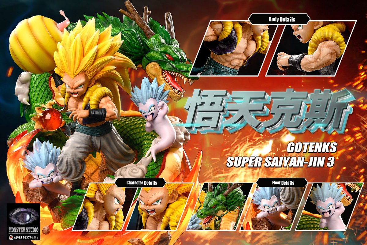 MundoKame's tweet photo. #MonsterStudio - Gotenks SSJ 3
- 287 € sin contar los gastos de envío!
- Escala 1/6
- Medidas: 35 cm de alto, 29 cm de ancho y 30 cm de largo
- Lanzamiento: diciembre de 2020 - marzo de 2021
- PO abierto!
- Enlace: https://t.co/yizk0k8u8R
#DragonBall #DragonBallZ #GotenksSSJ3 https://t.co/Q18f73Kzl4
