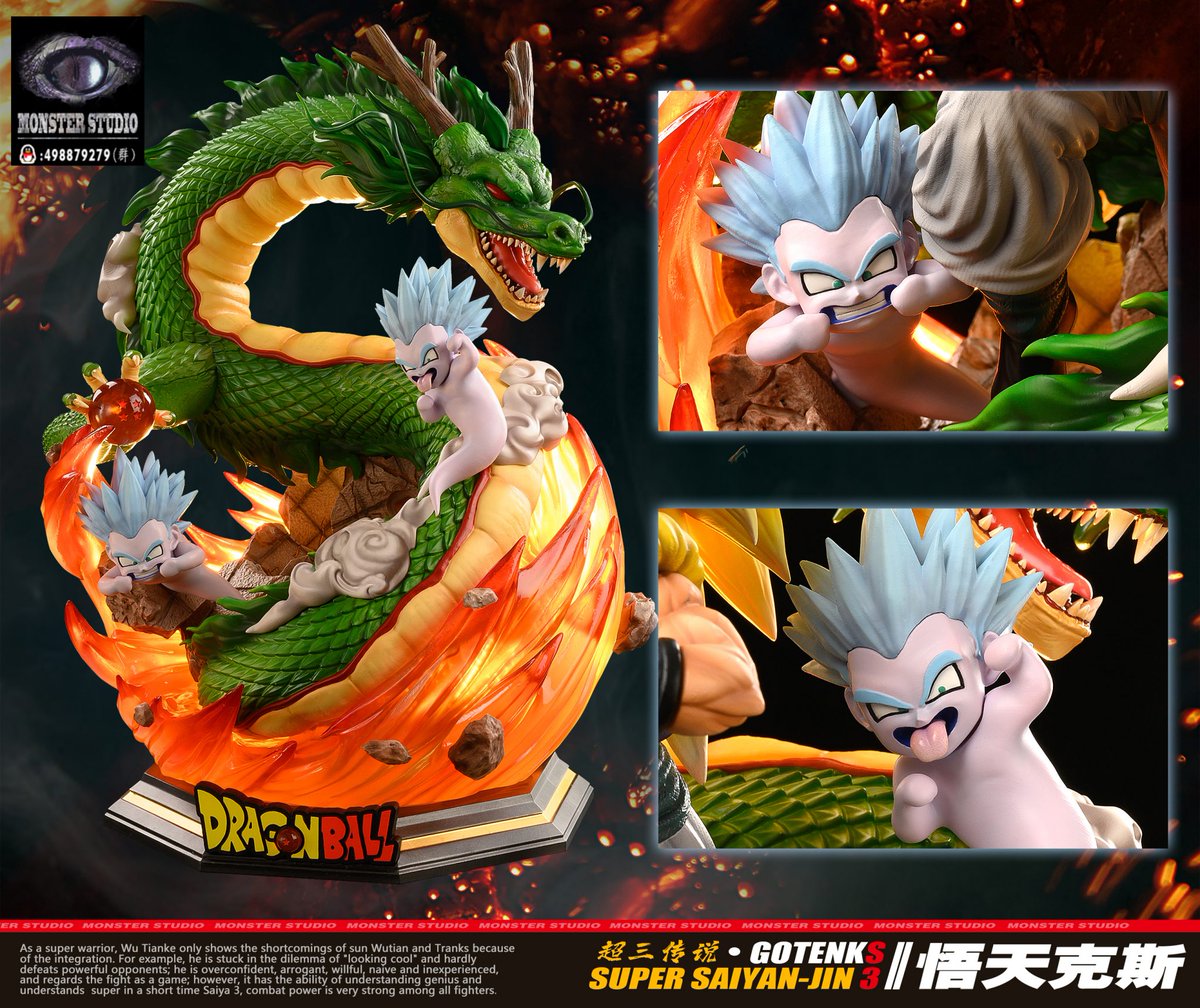 MundoKame's tweet photo. #MonsterStudio - Gotenks SSJ 3
- 287 € sin contar los gastos de envío!
- Escala 1/6
- Medidas: 35 cm de alto, 29 cm de ancho y 30 cm de largo
- Lanzamiento: diciembre de 2020 - marzo de 2021
- PO abierto!
- Enlace: https://t.co/yizk0k8u8R
#DragonBall #DragonBallZ #GotenksSSJ3 https://t.co/Q18f73Kzl4