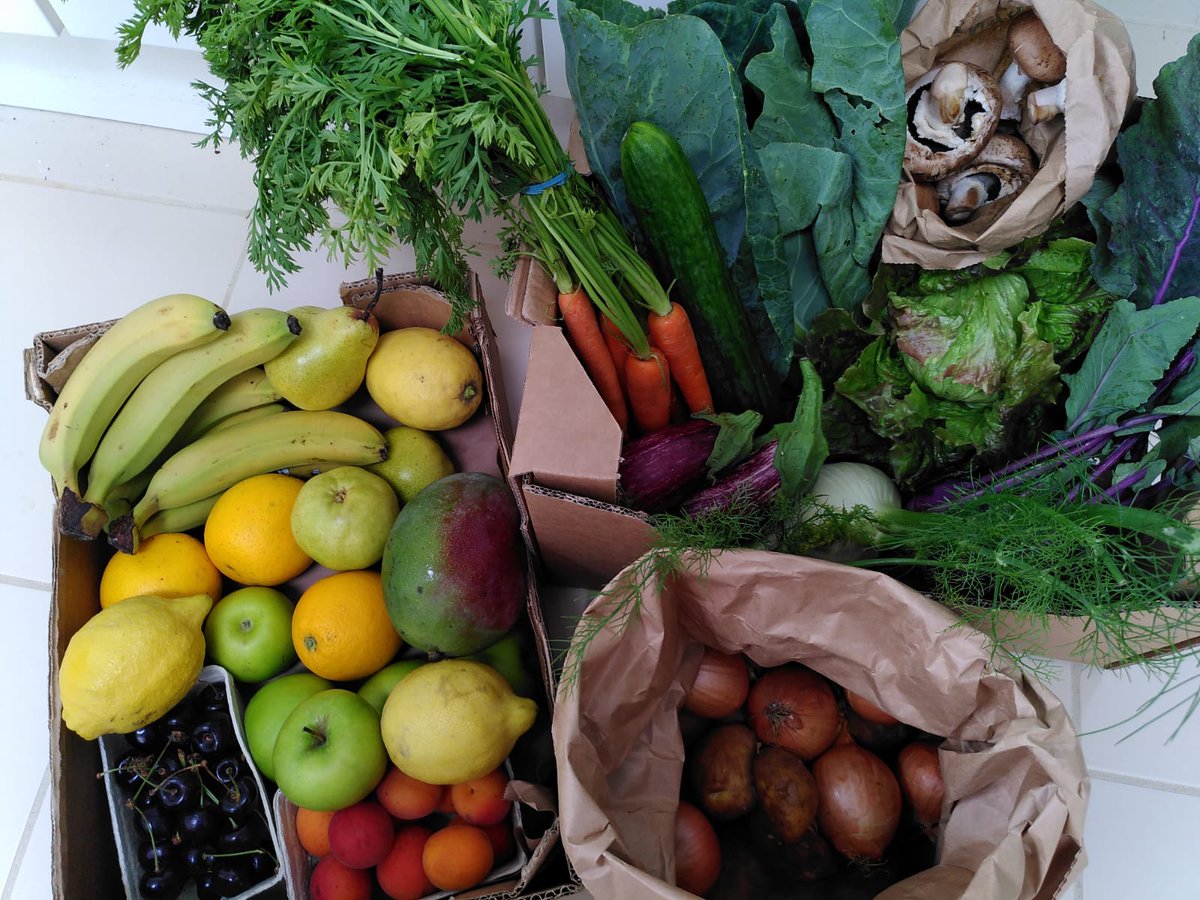 One member of our team had this tasty - and plastic free - fruit and veg boxed delivered from their local nursery this week.
Have you got a local shop, farm or market that is plastic free? Tag them in the comments for others to see this #PlasticFreeJuly