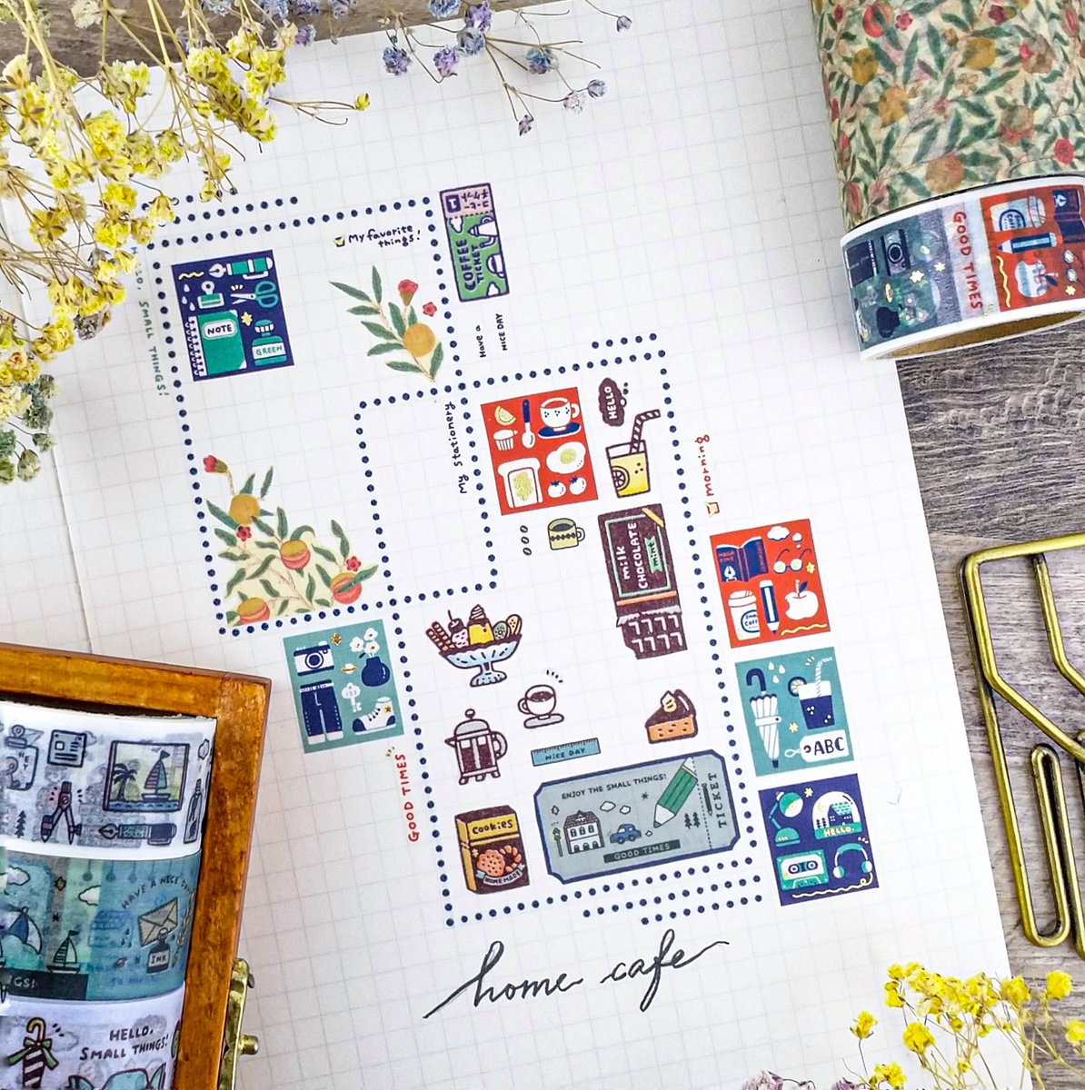 kuldlelu's tweet photo. New Eric Hello Small Things washi tapes are now in stock in Kuldlelu Etsy store!

https://t.co/WBtP6GGbBS

#hellosmallthings #ericsmallthings #kuldlelu #japanesestationery #washitapeaddict #etsystore #plannerloversfinland #planneraddiction #journalspread https://t.co/l2qI4E6Tzs