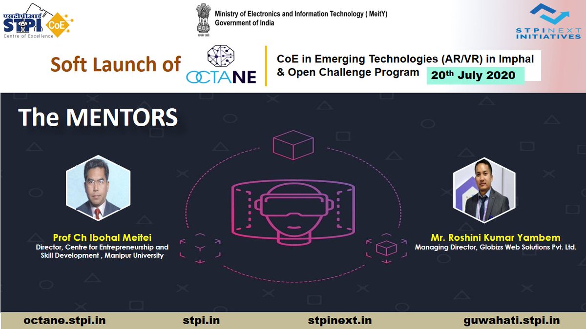 stpiguwahati's tweet photo. #STPIOctaNE an internetworked #CoE of @stpiindia in NE to be soft launched on 20th July 2020 will bring in world-class mentoring to #startups by involving stalwarts from business, industry, academia.
Join the launch program: https://t.co/mWzyodaEyG #STPIINDIA #STPIMentorPool https://t.co/p7clWWiB2D