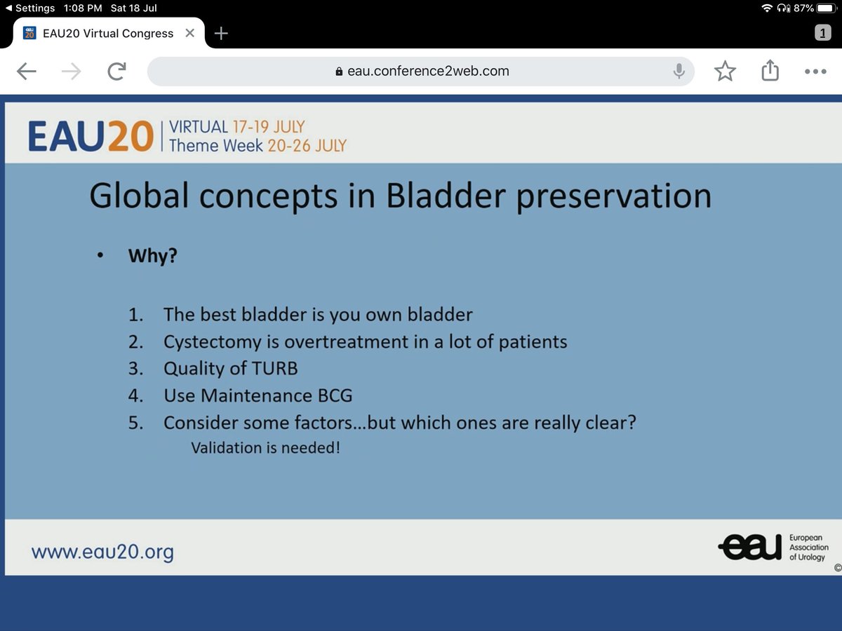 GauravBavadiya's tweet photo. NMIBC Early RC Vs Conservative treatment #EAU20 ⁦@joanfundi⁩ ⁦@DrShariat⁩ ⁦@MRoupret⁩ ⁦@AStenzl⁩ ⁦@Uroweb⁩ https://t.co/OxGm81X2yr