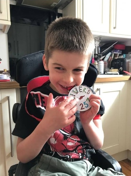 WellChild's tweet photo. Want to set yourself the ultimate #virtualchallenge? Take on Oliver’s 257k #StepUpForWellChild challenge. You choose how you complete the distance and when. To get your hands on this medal, designed by Oliver, sign up at https://t.co/P1uALUgXxE #TeamWellChild https://t.co/jBnHC5ImqR