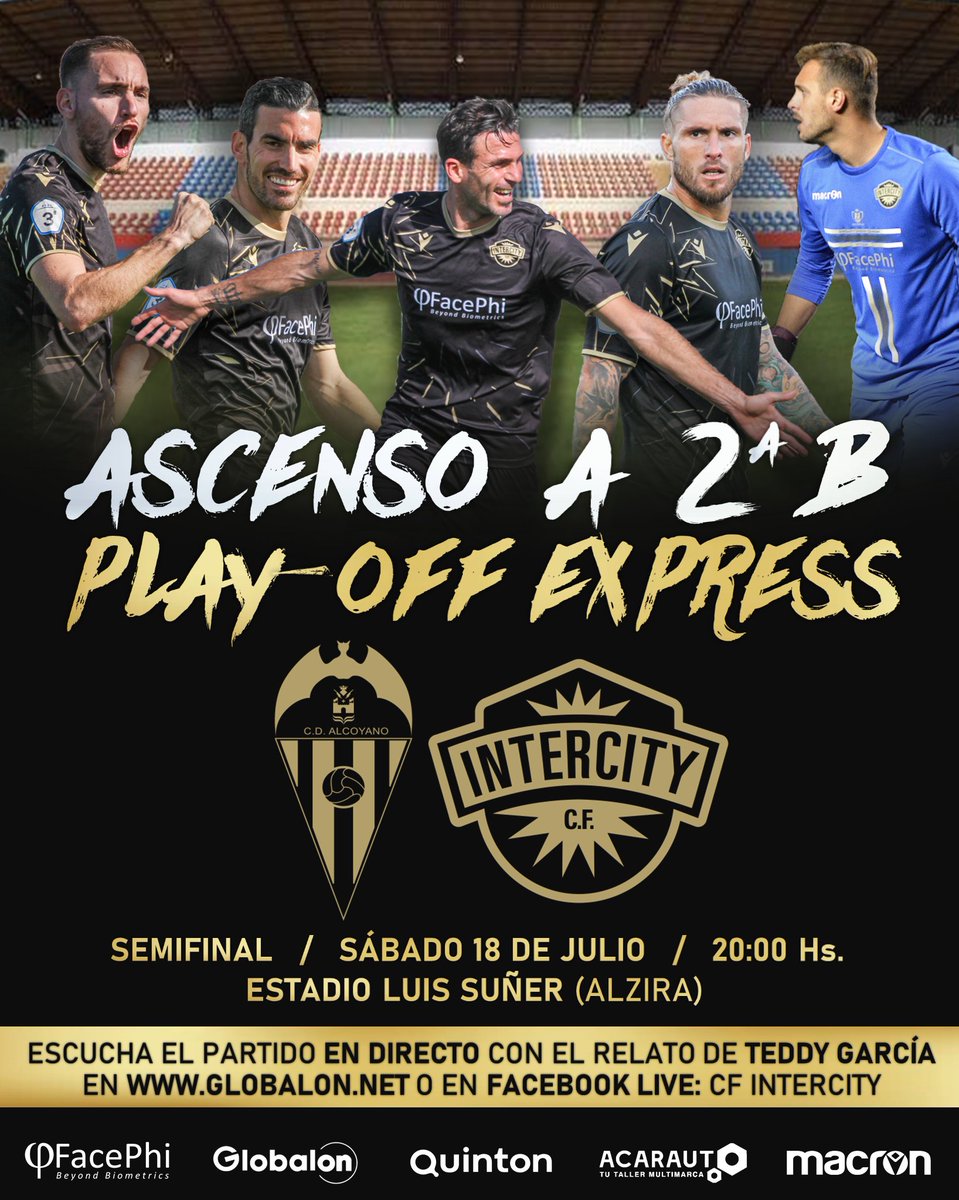 😍⚽ HOY JUEGA EL CF INTERCITY • Después de 4 meses y 10 días... volvemos a vestirnos la camiseta negra. Hoy volvemos al terreno de juego, y hoy, escribimos un nuevo capítulo en nuestra historia... 😉💪🏼