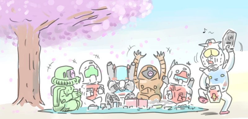 #デフォルメ絵を流してデフォルメ民を増やそう 