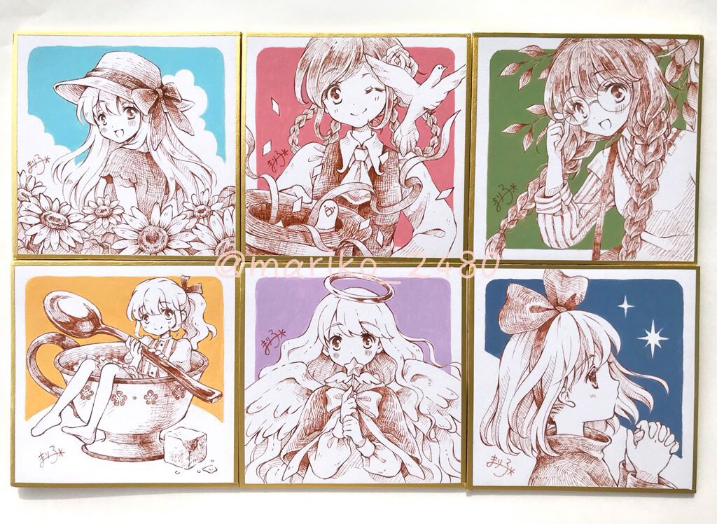 #作品を見て下さいあわよくばフォローしてください祭
アクリルメインですが水彩やペン画にも手を出す人です?