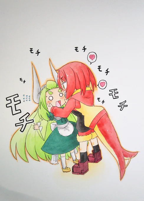 #デフォルメ絵を流してデフォルメ民を増やそう 