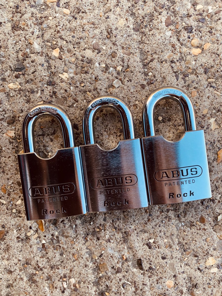 novasecurityltd's tweet image. Some ‘Keyed-Alike’ Abus Rock ‘CEN-4’ Padlocks supplied to our Client.

#Security #FirstLayer