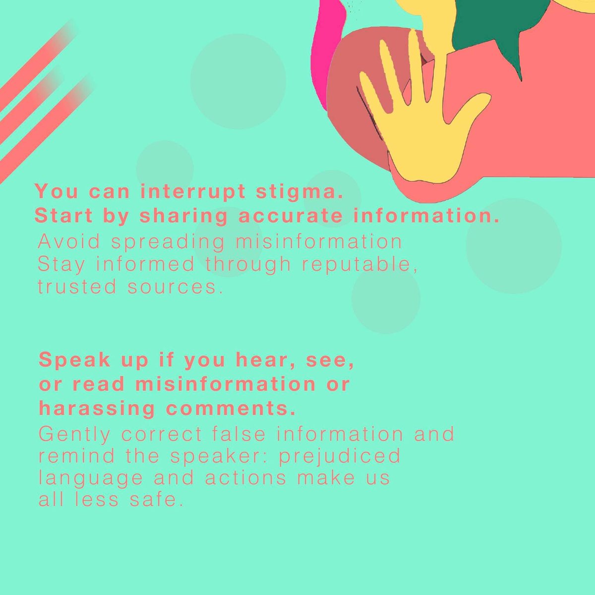 covidachange's tweet photo. Everyone is vulnerable to COVID-19. Never allow the virus to alter your view of the world around us. That is not the cure!

“COVID-19 has already taken so much from us. Don't let it take our humanity too!” -Artjola
 
#CoVIDAChange #GoBeTheChange https://t.co/In0yVvCygu