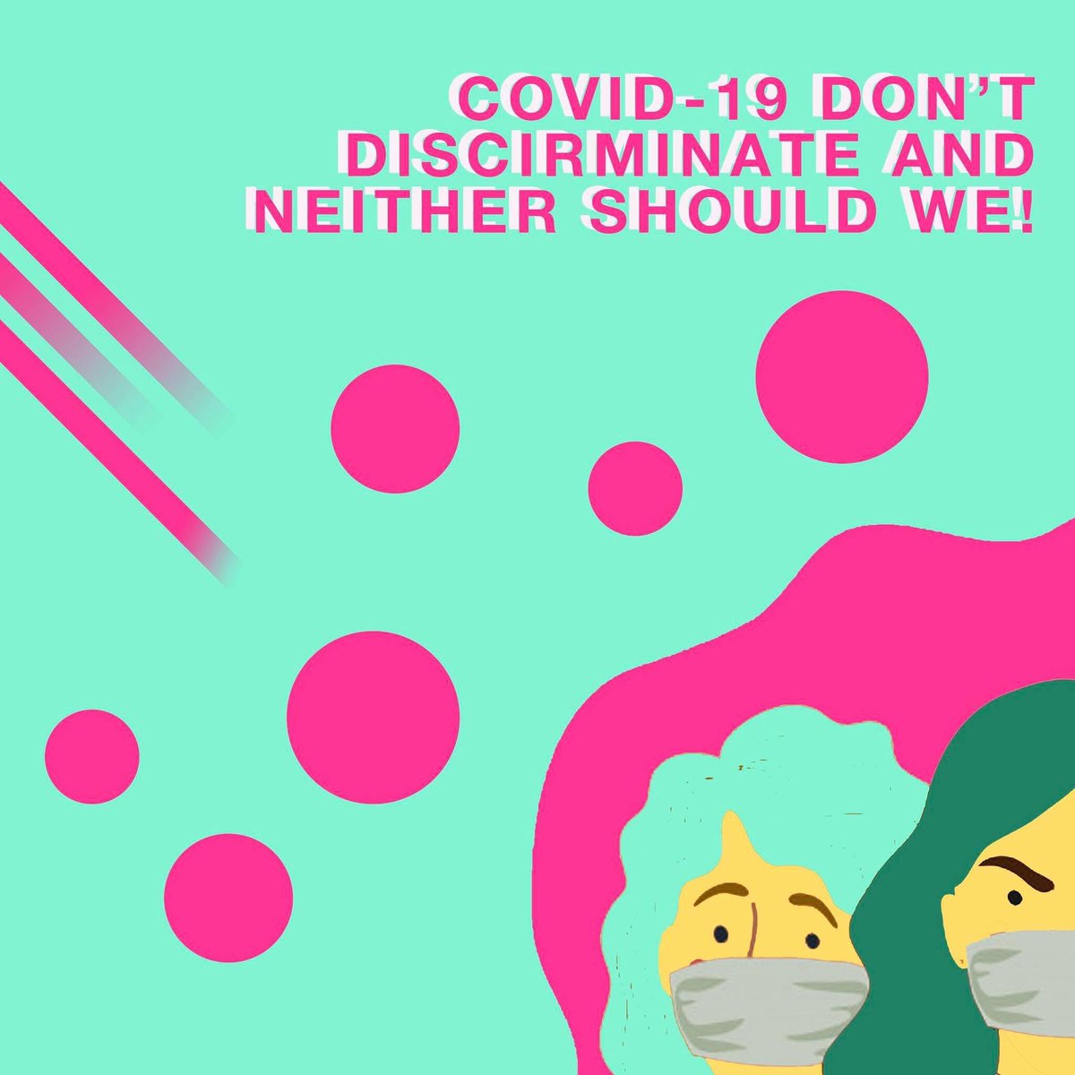covidachange's tweet photo. Everyone is vulnerable to COVID-19. Never allow the virus to alter your view of the world around us. That is not the cure!

“COVID-19 has already taken so much from us. Don't let it take our humanity too!” -Artjola
 
#CoVIDAChange #GoBeTheChange https://t.co/In0yVvCygu