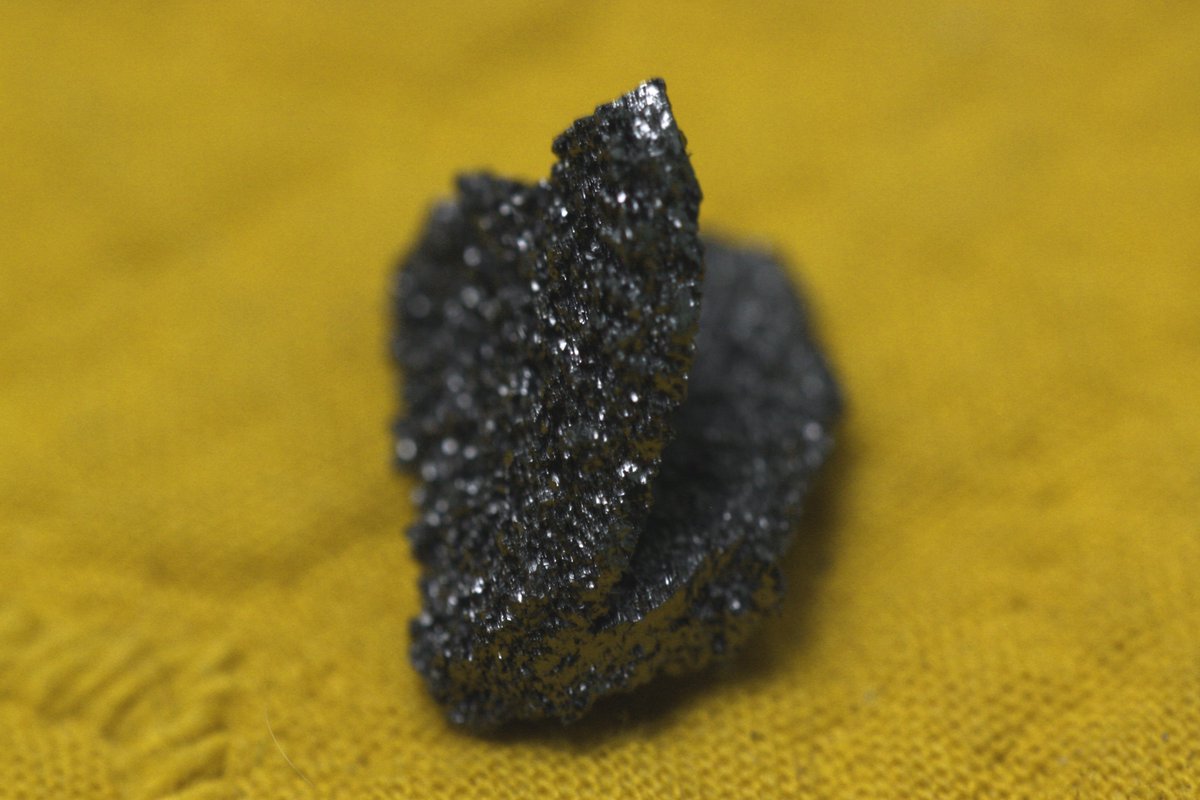 OK, should have done this first. Here's the photos of the boron piece after a bit of photomanipulation, which shows it off a bit better.  #elementphotos