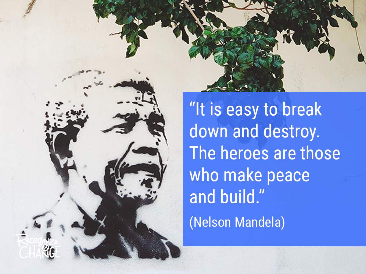 Recandchange's tweet photo. On 18 July every year, we observe the Nelson Mandela International Day in order to celebrate the incredible man that changed the 20th century. Today, reflect on to justice, human rights and fundamental freedoms, react and inspire change. #recandchange #acthuman @europeaid https://t.co/hDWnX1Bs9u