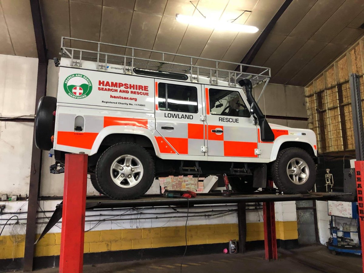 HANTSAR's tweet image. Big HANTSAR thank you to Nigel and Ropley Motor Services who are under sealing our LandRover 110.

Helping us stay operational!

ropleymotorservices.co.uk