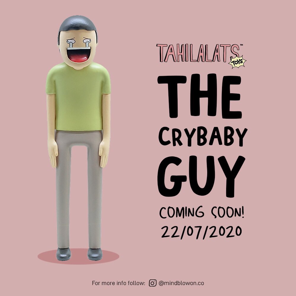 tahilalats's tweet photo. Tahilalats Toys - Cry Baby Guy akan segera hadir terbatas jangan sampai kehabisan! Info dan link pembelian follow @mindblowon.co on instagram #tahilalatstoys https://t.co/iBC0xJgOK1