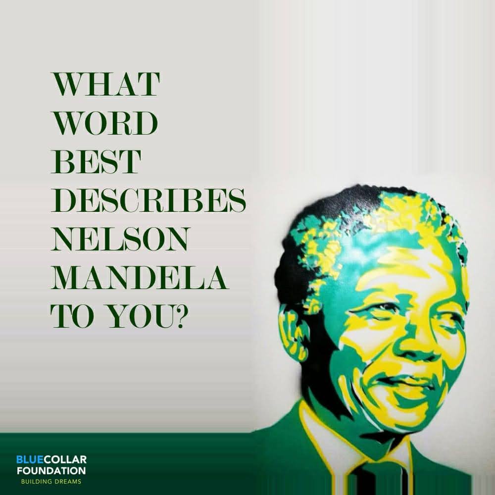 BlueCollarF's tweet photo. Our one word is TENACIOUS. Which word would you use to describe the great Madiba? 

#MandelaDay #MandelaDay2020 #Mandela #MandelaMonth https://t.co/HFQHpITXme