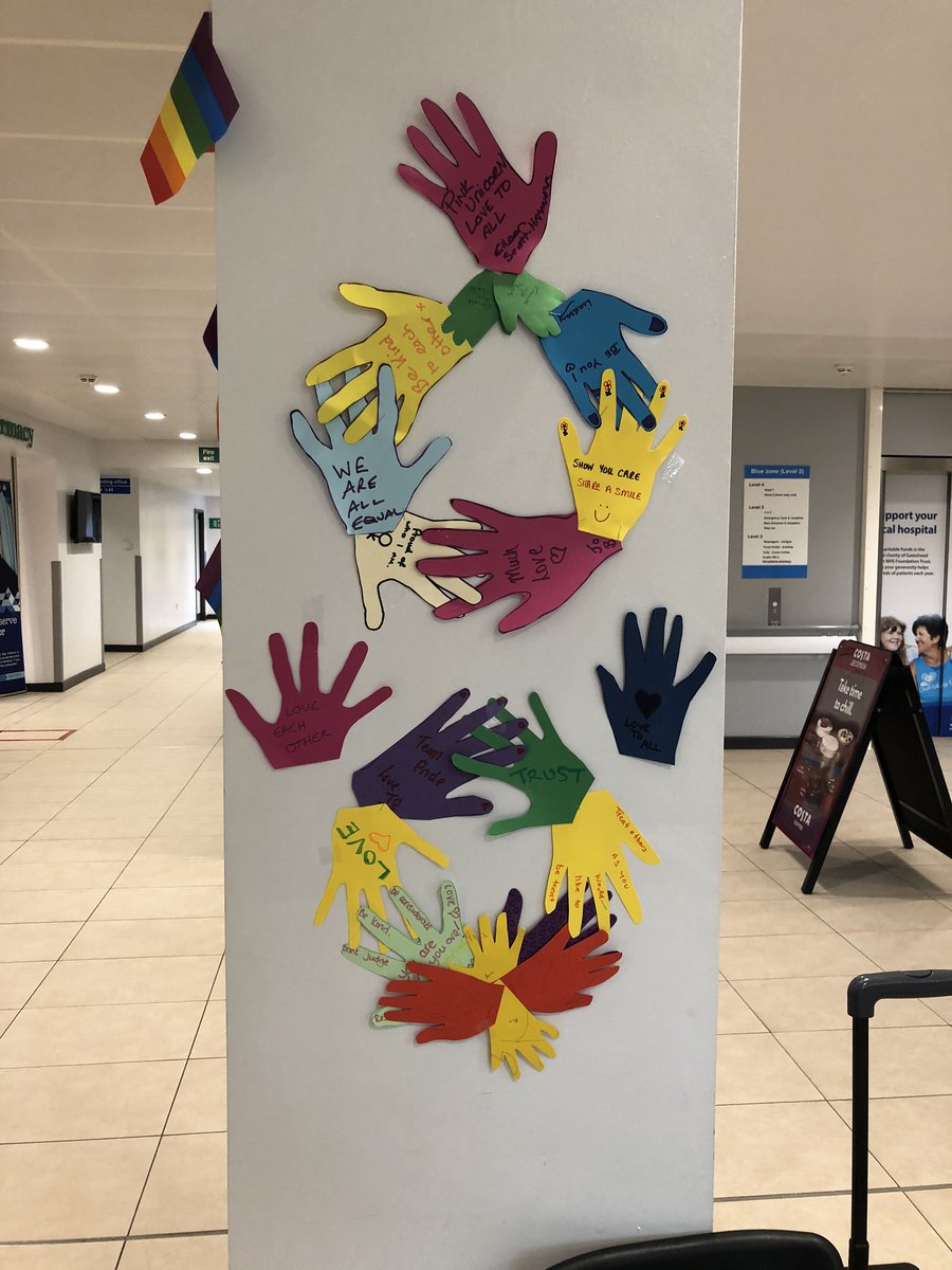 Mads_Lee01's tweet photo. What a celebration of Diversity and inclusion was had by all yesterday,from dancing to serious discussions #qepride . Special thank you to our friends from @ghnt_bame @ghntd_ability  the hundreds of hands look amazing 🙏.   @ghntlgbt  #bettertogether  @YvonneOrmston https://t.co/TZbJHDbPLj