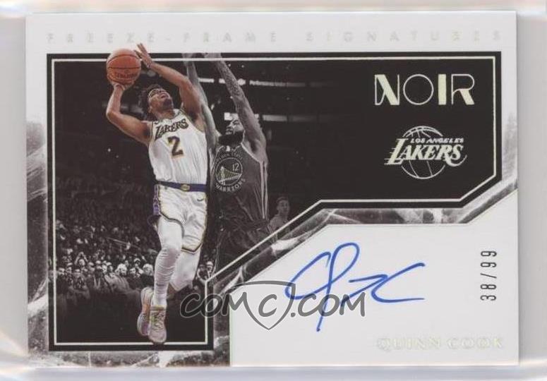 cardsbreaker's tweet photo. https://t.co/eh2L9Mjw1Q 2019-20 Panini Noir - Freeze Frame Signatures- Quinn Cook /99 https://t.co/3LVOwzExw4