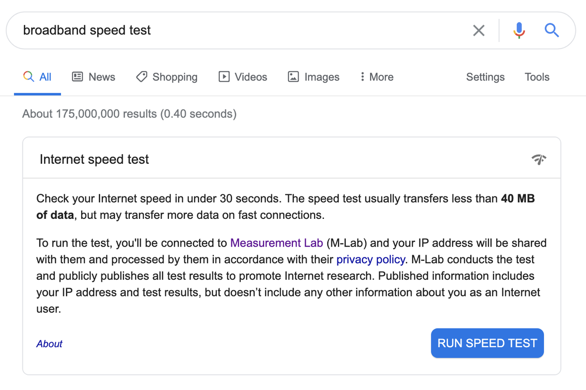 isUseful's tweet image. The Goog now has its own broadband speed test preferred partner - Measurement Lab, who share an open global dashboard: datastudio.google.com/reporting/12Xd…