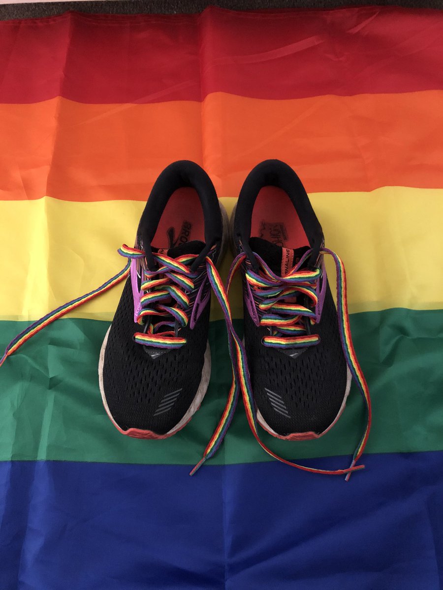 esiobhanoneil's tweet photo. 🏳️‍🌈All laced up &amp; somewhere to go - @RunnersNFR virtual #LGBT5kFest today the kids run, tomorrow it’s #TeamCygnus 🏳️‍🌈 https://t.co/4Ly3Ws1XO4