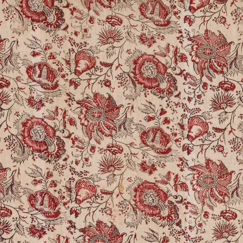 cdmtextil's tweet photo. Les #indianes, #teixits #estampats sobre #cotó o #lli, van estar en voga al llarg dels segles XVIII i XIX. Es van produir i vendre massivament per #decorar les #llars, així com per a #indumentària. https://t.co/tW22iF8z6D