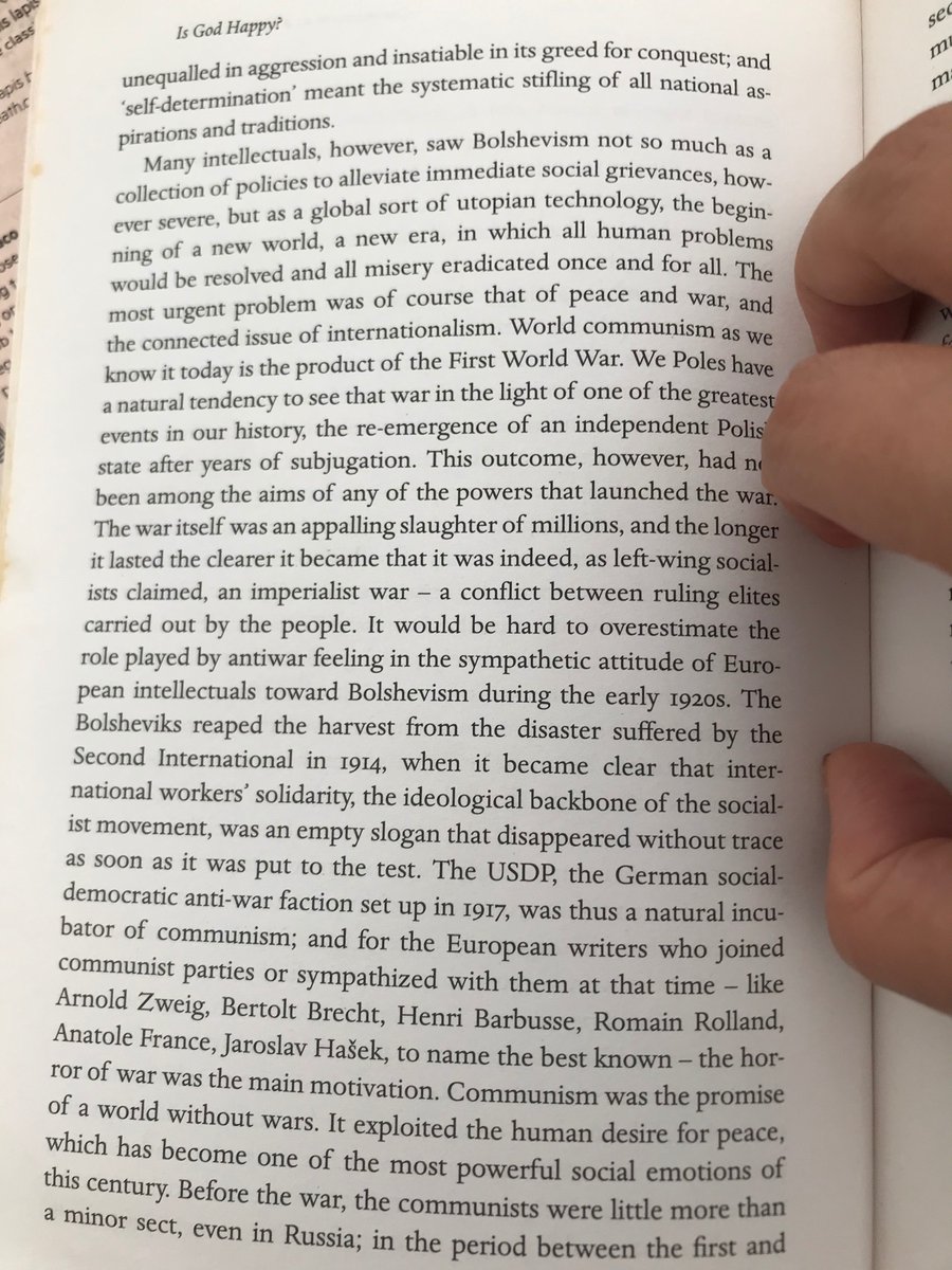 Intellectuals saw Bolshevism as a global sort of utopian technology in which all human problems’d be resolved & misery eradicated.For the European writers that joined the communist party, the horror of war was the main motivation.