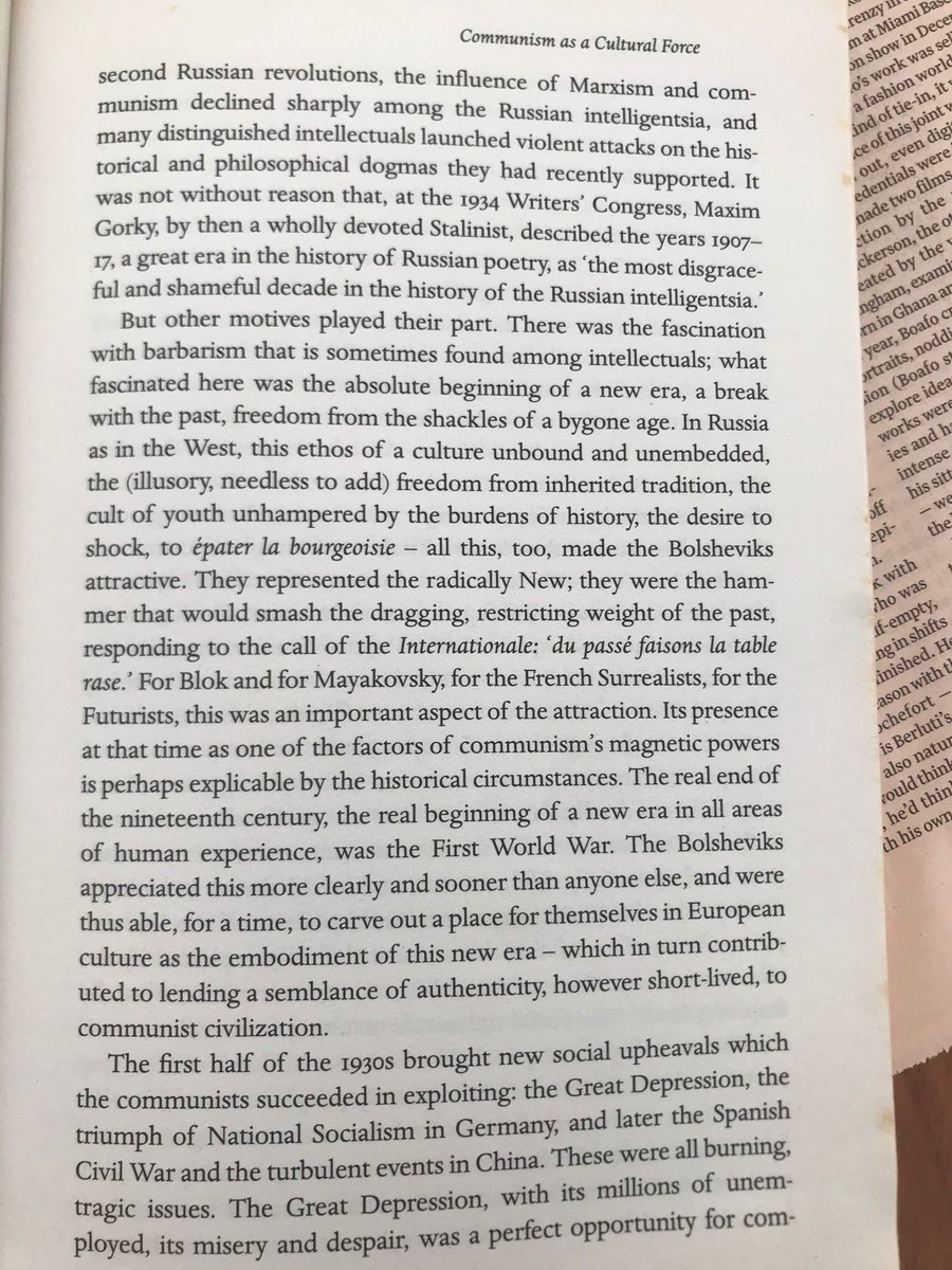 Historical circumstances helped the rise of communism: end of 19th century, WWI, Great Depression, National Socialism in Germany, Spanish Civil War, & turbulent events in China. The Great Depression was the perfect opportunity promise a society w/o unemployment & insecurity.