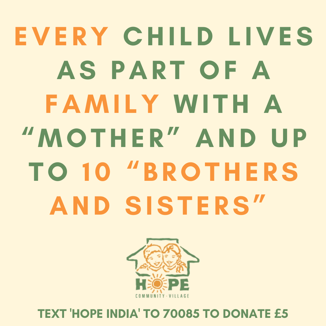 Childrenathope's tweet photo. We believe living as part of a family can bring a real sense of belonging and love for our children👨‍👩‍👧‍👦 
You can help our families by donating a £5 one-off payment by texting 'HOPE INDIA' to 70085. Thank you! 🧡
#nonprofit #SpreadLove #SaturdayMorning https://t.co/7G7bizRKJp